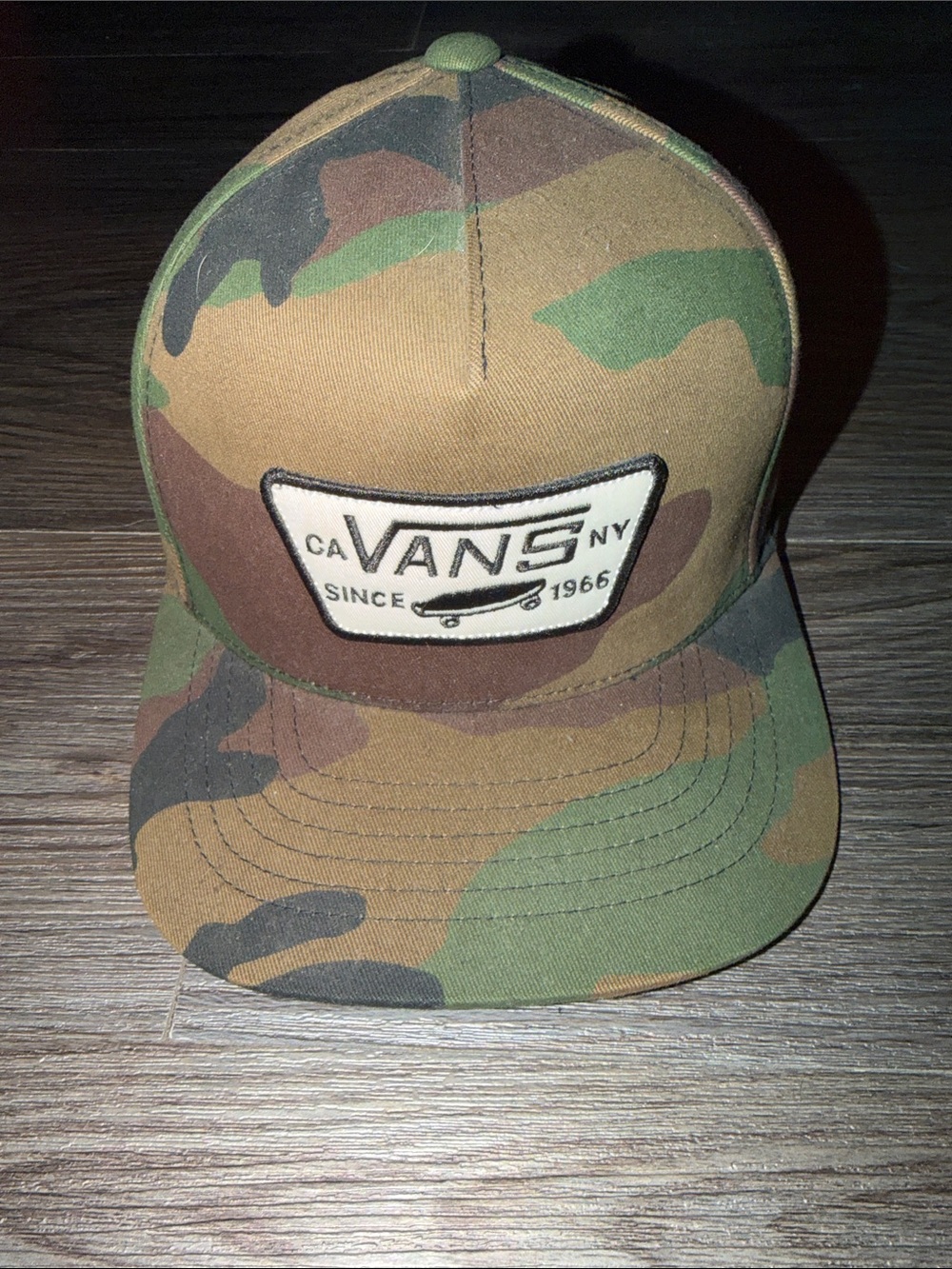 Vans Camouflage Patch Trucker Hat - Green/Brown